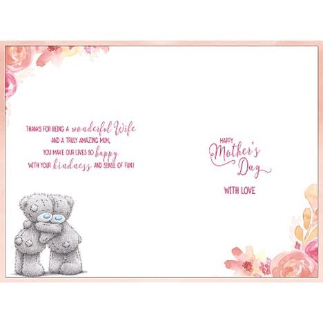 For My Wife Handmade Me to You Bear Mother's Day Card Extra Image 1